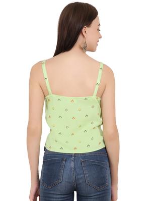 button detail cami crop top - 16568693 - Standard Image - 3