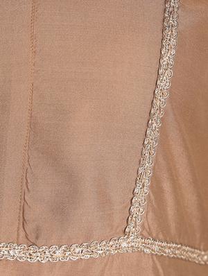 solid silk high slit kurta - 16568799 - Standard Image - 6