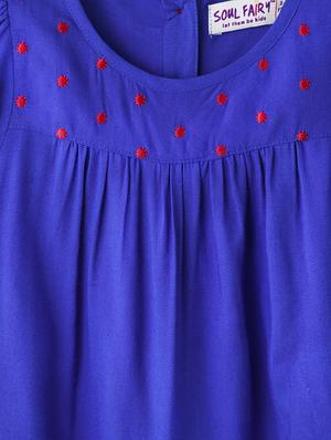 bell sleeve embroidery detailed top - 16569574 - Standard Image - 3