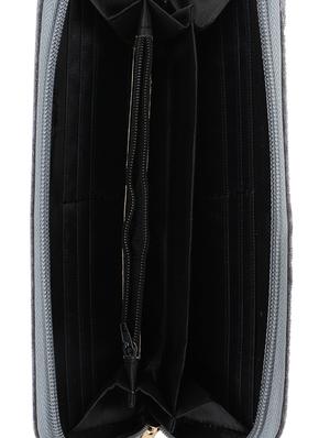 grey velvet wallet - 16570366 - Standard Image - 3