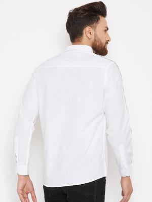 white striped casual shirt - 16570663 - Standard Image - 3