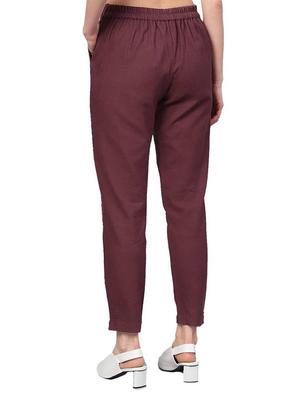 high rise pleated trousers - 16570755 - Standard Image - 3