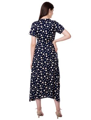overlap neck polka dot top - 16570936 - Standard Image - 3