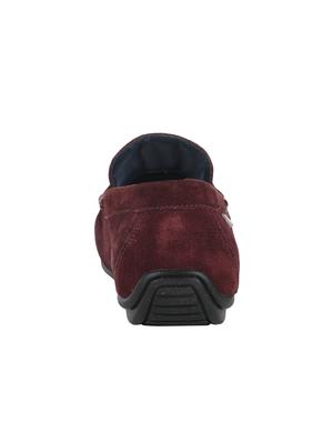 id maroon suede slip on loafers - 16571437 - Standard Image - 3