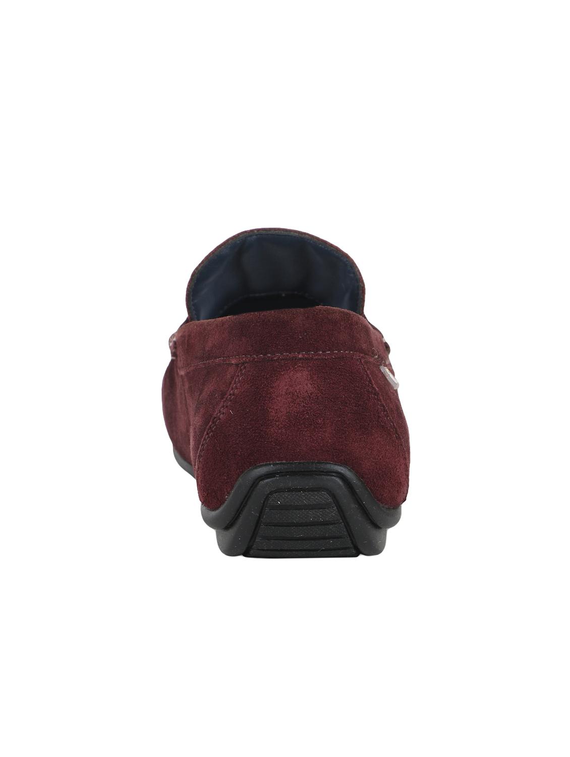 id maroon suede slip on loafers - 16571437 - Zoom Image - 3