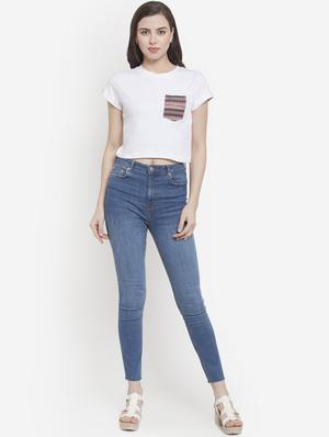 abstract pocket patch crew neck tee - 16571635 - Standard Image - 3