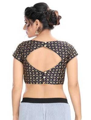 gold embroidered blouse - 16571863 - Standard Image - 3