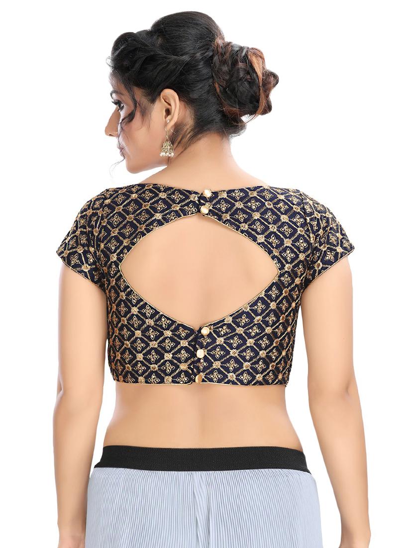 gold embroidered blouse - 16571863 - Zoom Image - 3