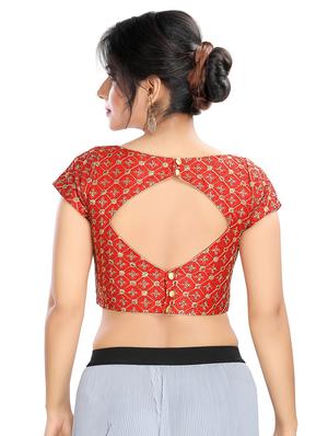 gold embroidered blouse - 16571865 - Standard Image - 3