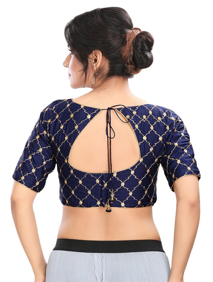 gold embroidered blouse - 16571869 - Zoom Image - 3