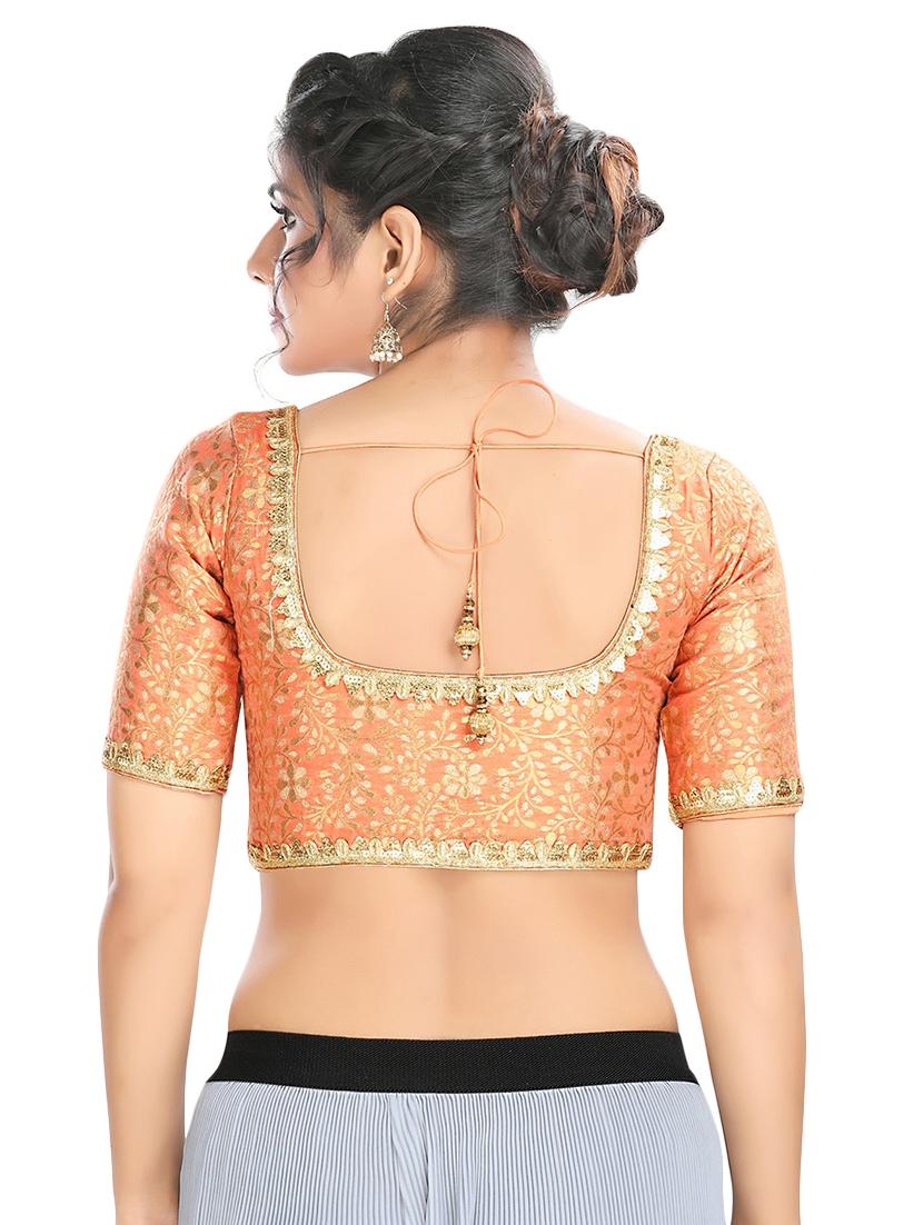 gold embroidered blouse - 16571881 - Zoom Image - 3