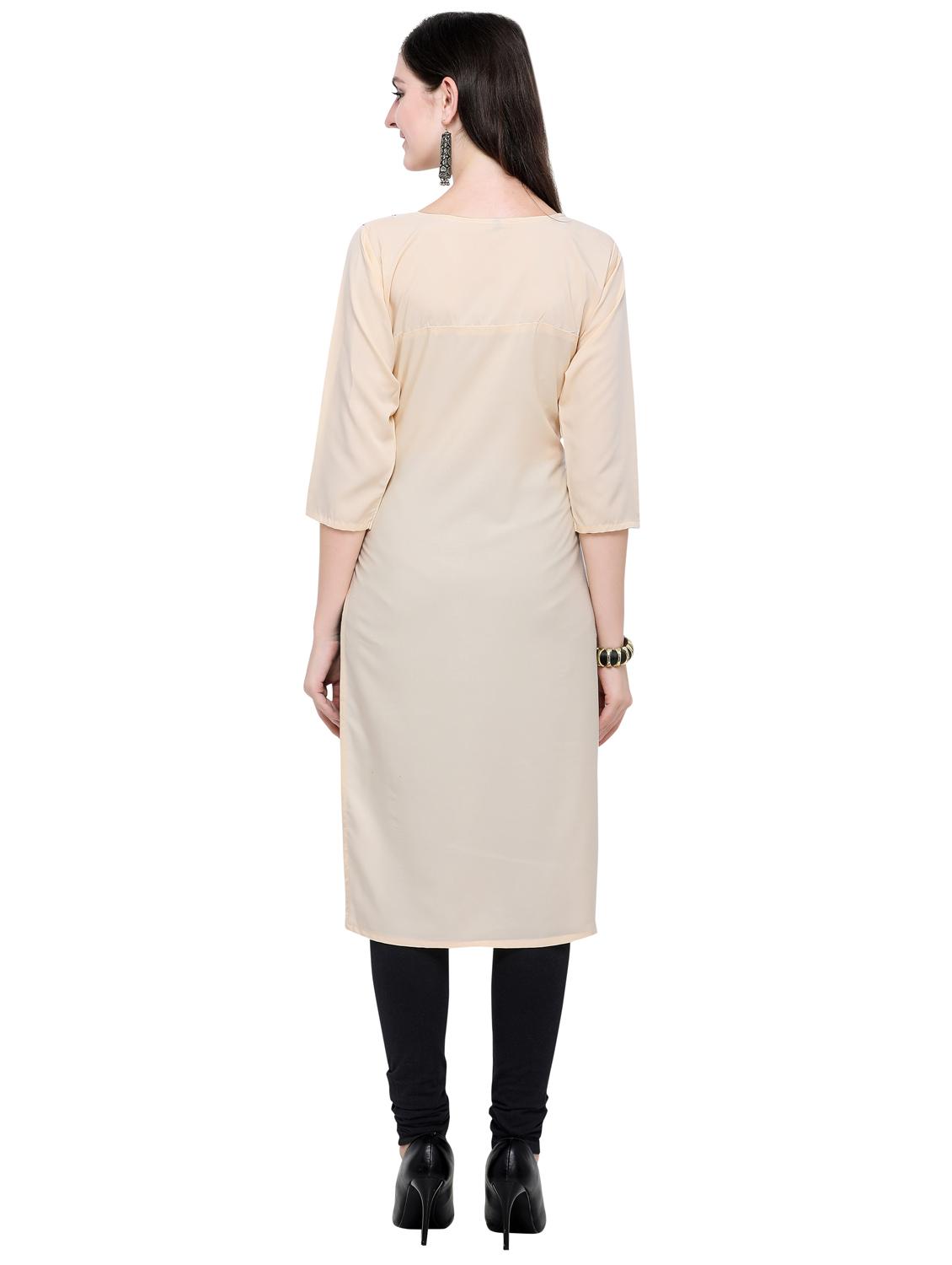 printed straight kurta - 16572523 - Zoom Image - 3