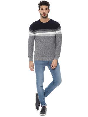 grey striped pullover - 16572779 - Standard Image - 3
