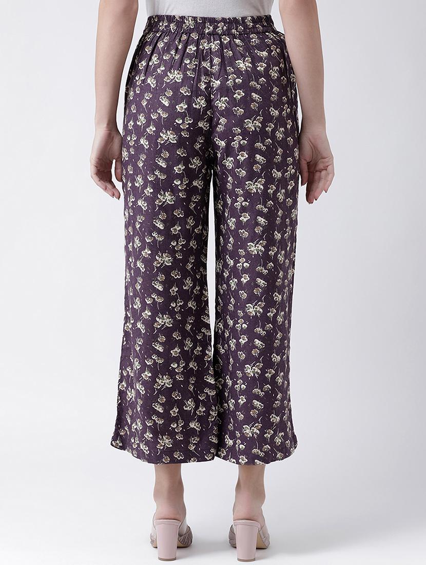 high rise floral trouser - 16573215 - Zoom Image - 3