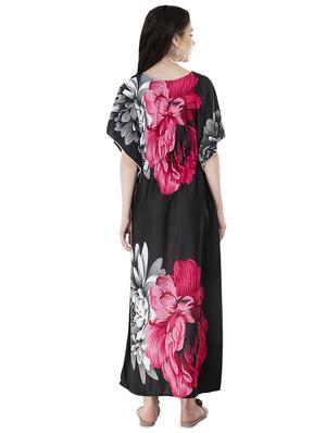 tie front floral nighty - 16573362 - Standard Image - 3