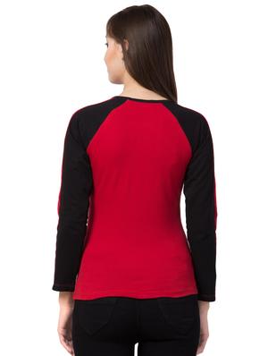 raglan sleeved graphic printed tee - 16573646 - Standard Image - 3