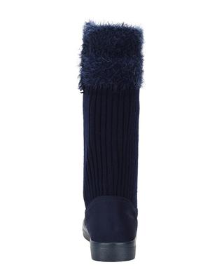 navy calf boots - 16573653 - Standard Image - 3