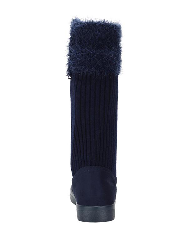 navy calf boots - 16573653 - Zoom Image - 3