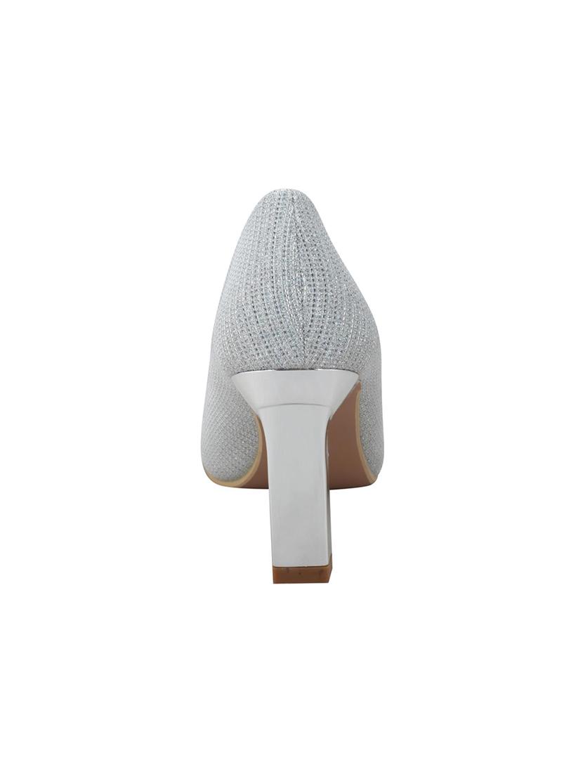silver slip on pumps - 16573676 - Zoom Image - 3