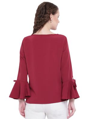 bell sleeved embellished top - 16574005 - Standard Image - 3