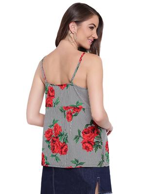 cami neck striped top - 16574045 - Standard Image - 3