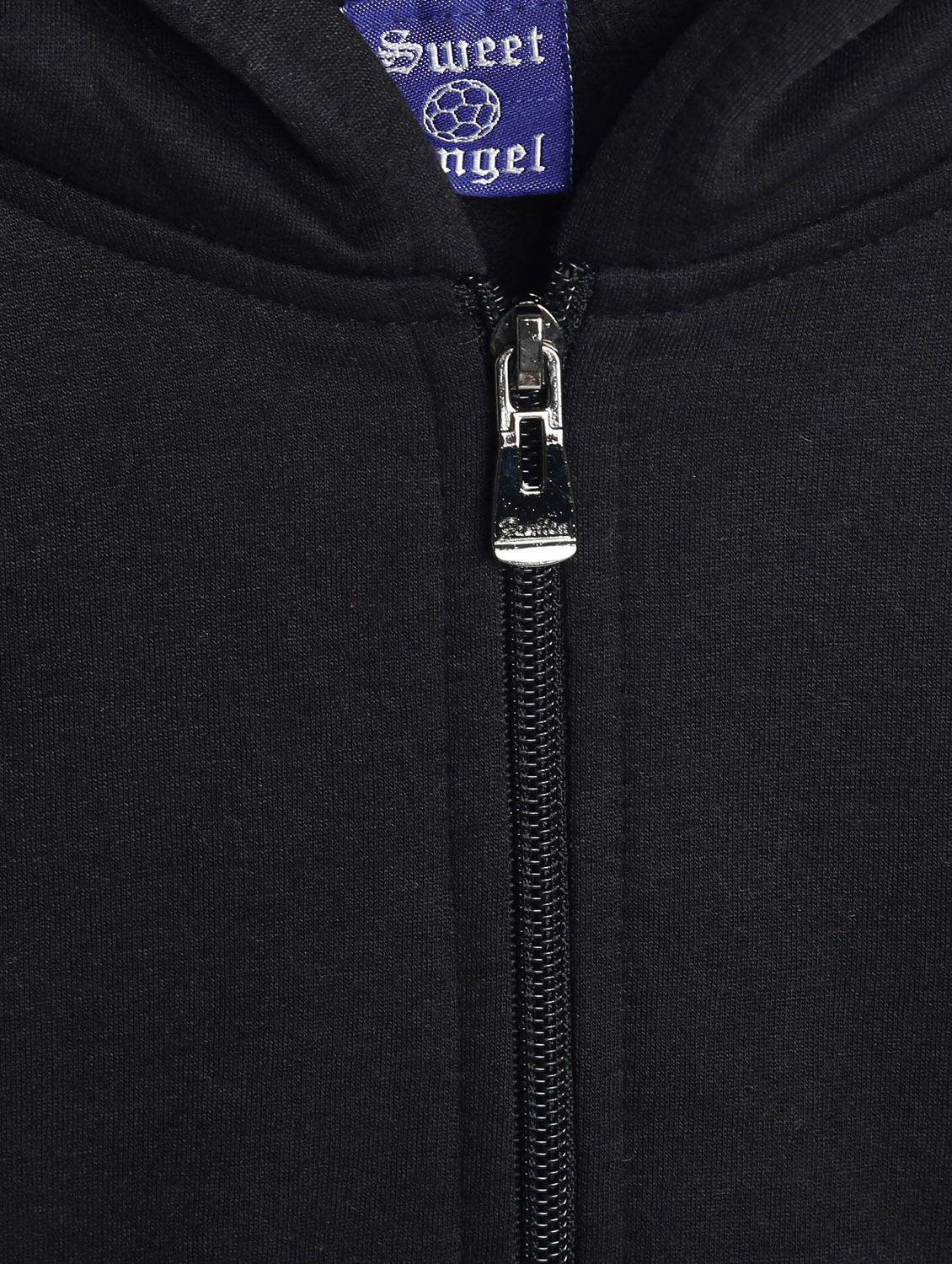 black fleece sweatshirt - 16574078 - Zoom Image - 3