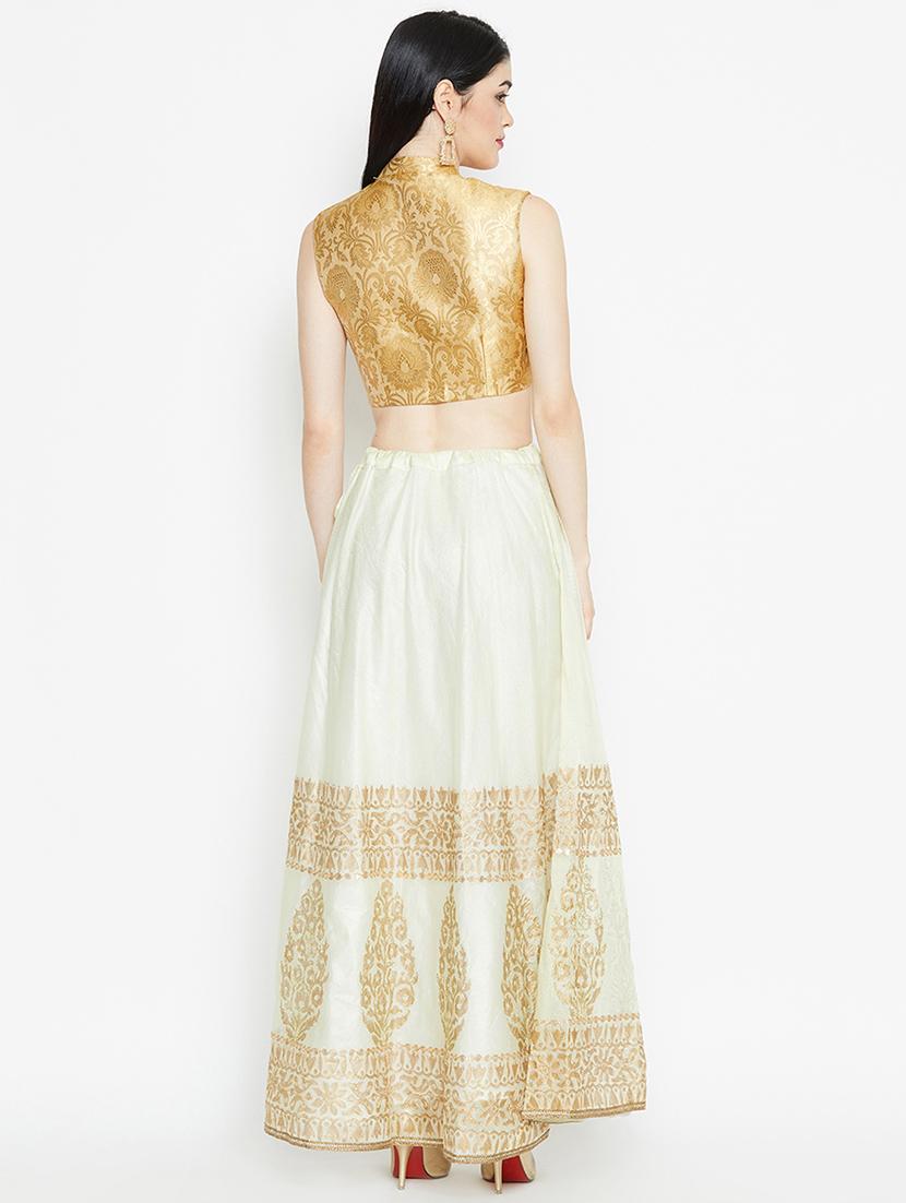 block print a-line lehenga - 16574398 - Zoom Image - 3