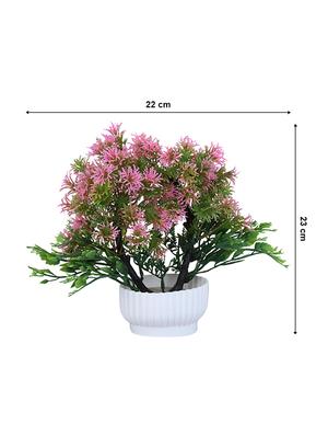 peacock-feather pink wild plant artificial bonsai - 16574453 - Standard Image - 3