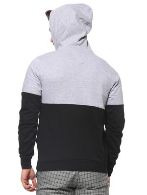 grey color block sweatshirt - 16574610 - Standard Image - 3