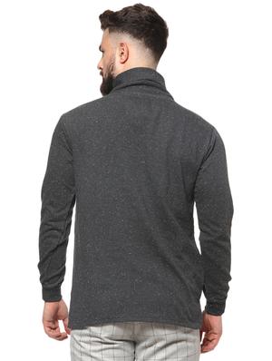 grey solid sweatshirt - 16574620 - Standard Image - 3