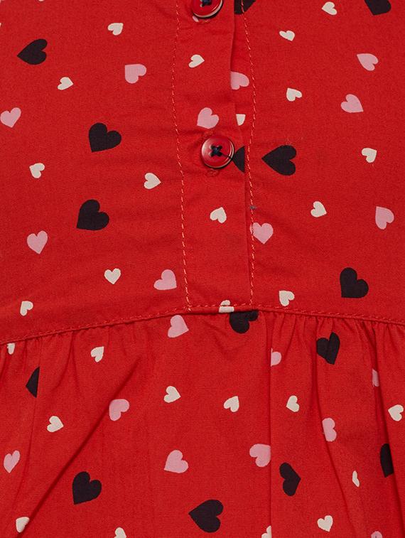 red cotton frock - 16575165 - Zoom Image - 3