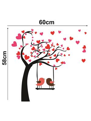tree birds wall sticker for living room - 16576317 - Standard Image - 3