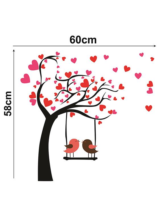 tree birds wall sticker for living room - 16576317 - Zoom Image - 3