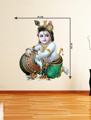 bal krishna wall sticker for living room - 16576395 - Standard Image - 3