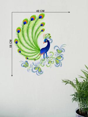 peacock feather wall sticker & decal - 16576421 - Standard Image - 2