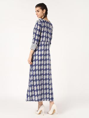 paisley print layered kurta - 16576520 - Standard Image - 3