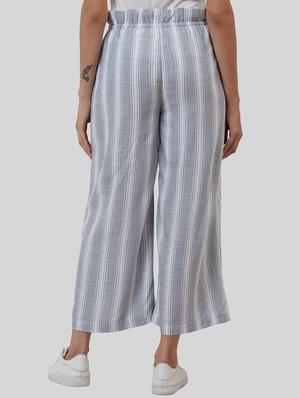 drawstring striped trouser - 16577192 - Standard Image - 3