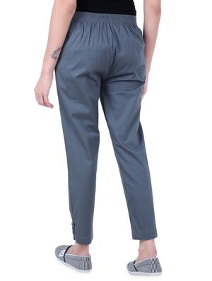 high rise solid trouser - 16577720 - Standard Image - 3
