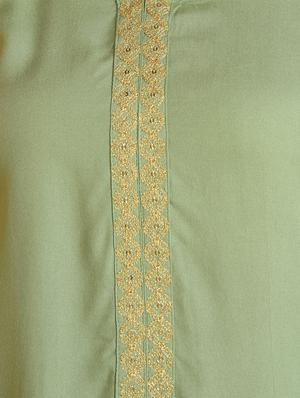 gold print kurta palazzo set - 16577919 - Standard Image - 6