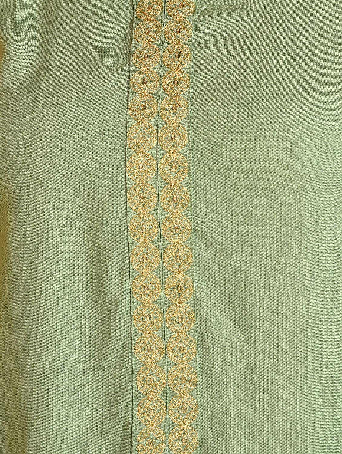 gold print kurta palazzo set - 16577919 - Zoom Image - 6