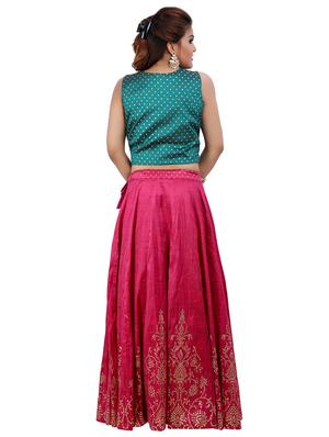 embellished a-line lehenga - 16579049 - Standard Image - 3
