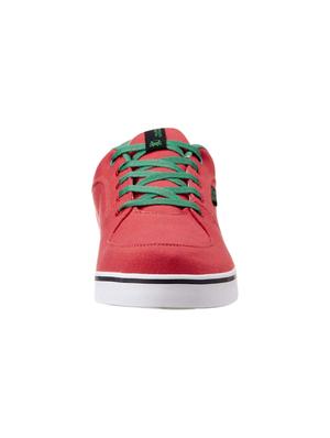 red canvas lace up sneakers - 16580149 - Standard Image - 3