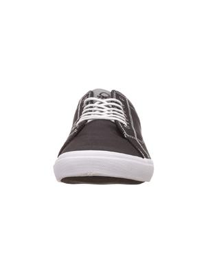 black canvas lace up sneakers - 16580179 - Standard Image - 3