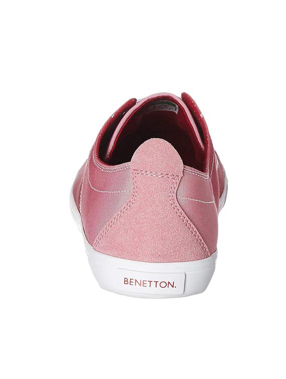 red canvas lace up sneakers - 16580232 - Zoom Image - 3