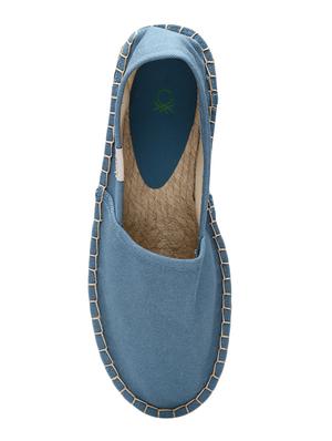 blue canvas slip on espadrilles - 16581022 - Standard Image - 3