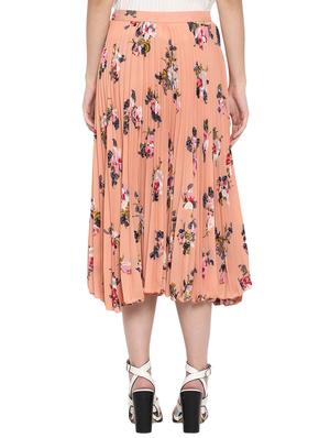 accordion pleat floral flared skirt - 16581332 - Standard Image - 3