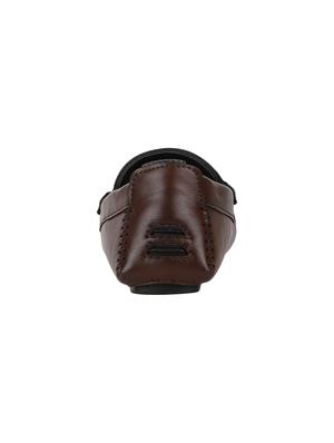 people brown leather slip on loafers - 16584299 - Standard Image - 3