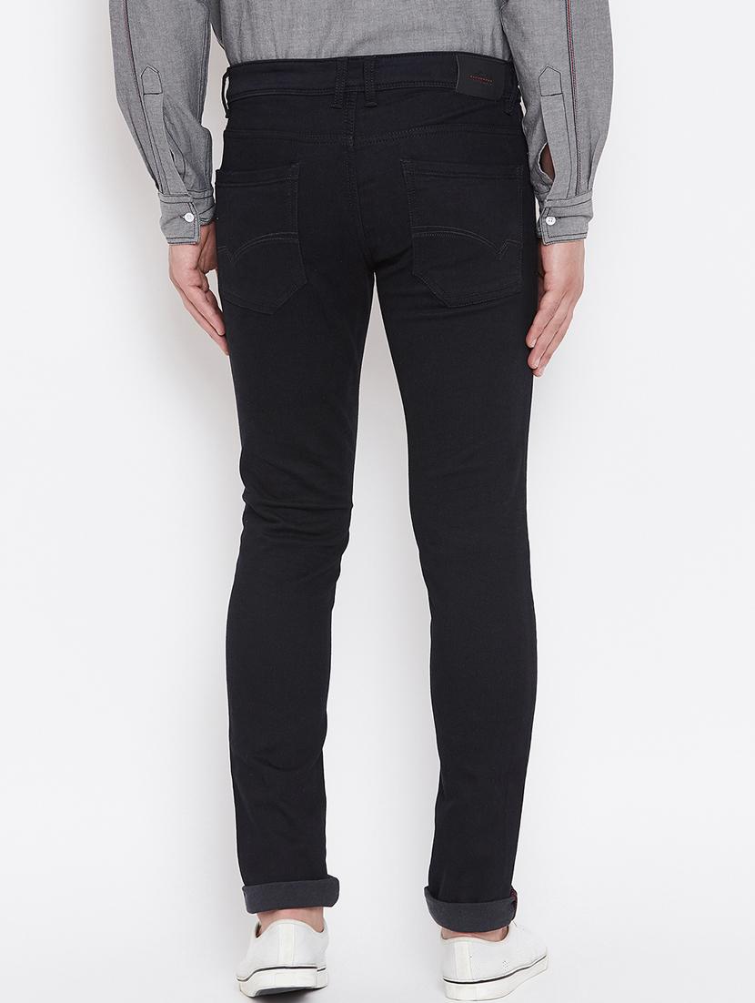 black solid plain jeans - 16584773 - Zoom Image - 3