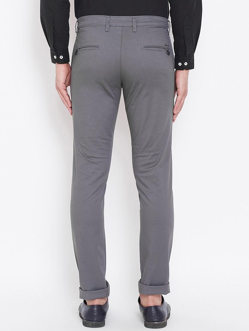 grey solid chinos - 16584780 - Zoom Image - 3