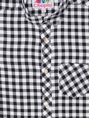 black cotton shirt - 16585539 - Standard Image - 3